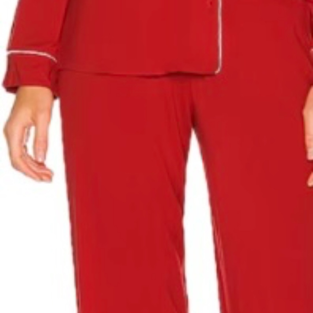 NWT Bamboo Pajama set in Red various sizes - Picture 3 of 3